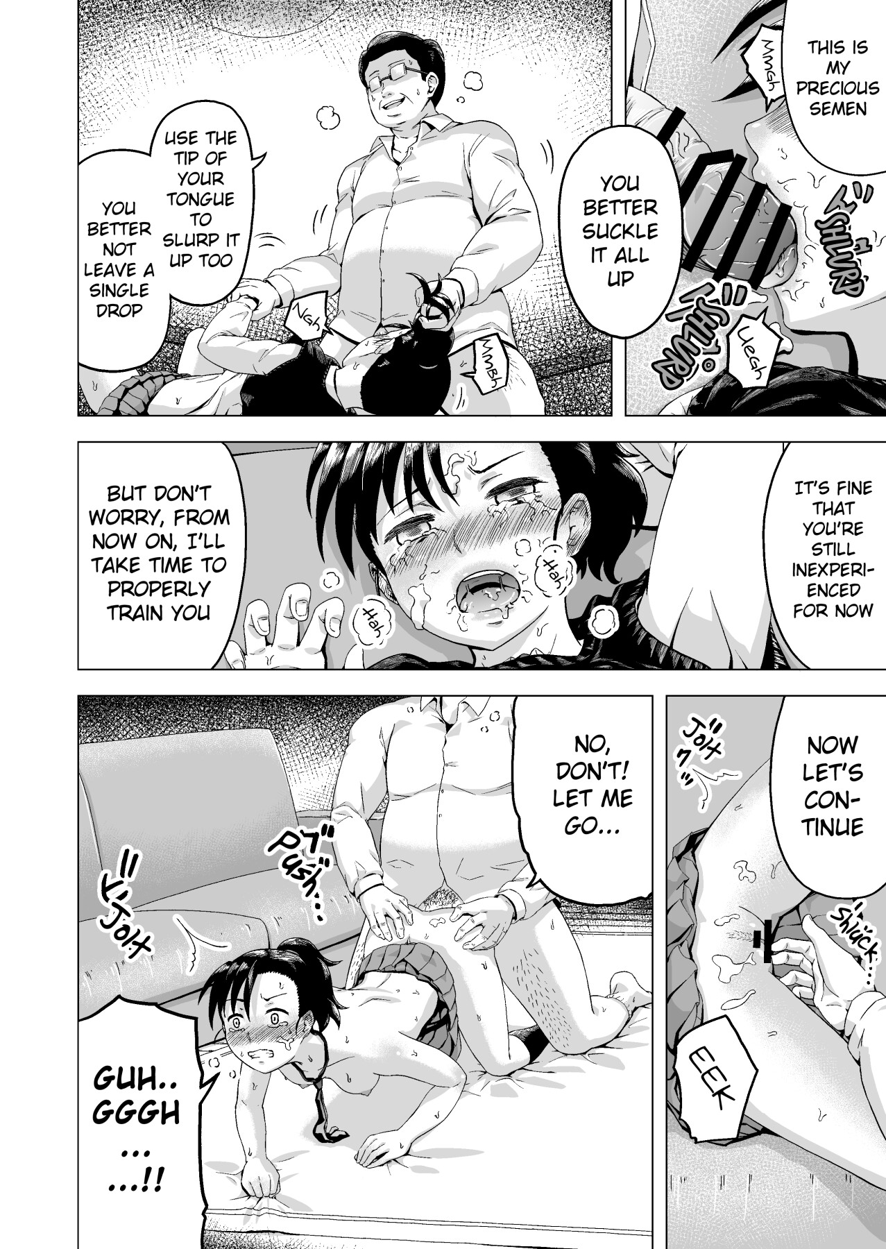 Hentai Manga Comic-A Story About a Father Who Assaults His Rebellious Daughter While She's Taking a Nap-Read-17